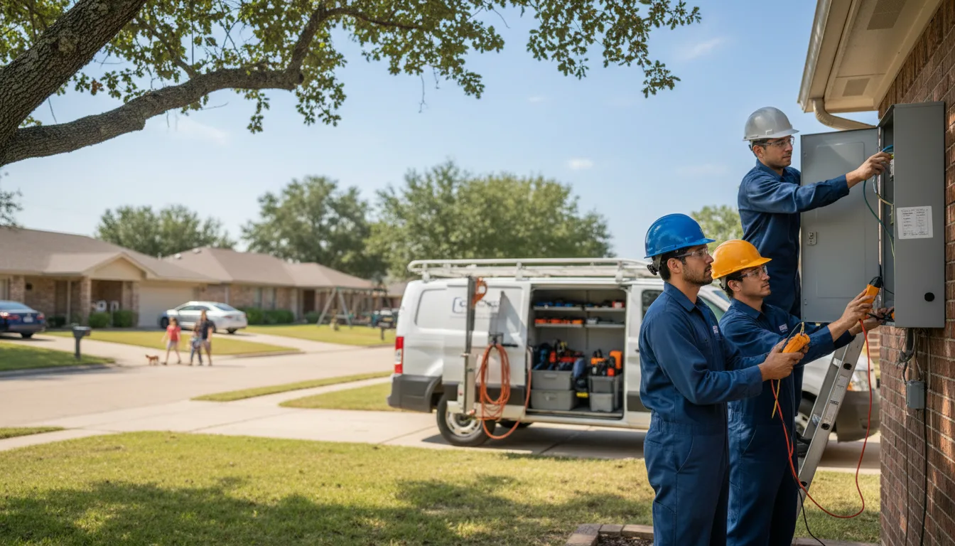 Certified electrician providing emergency electrical services in Gridley, KS